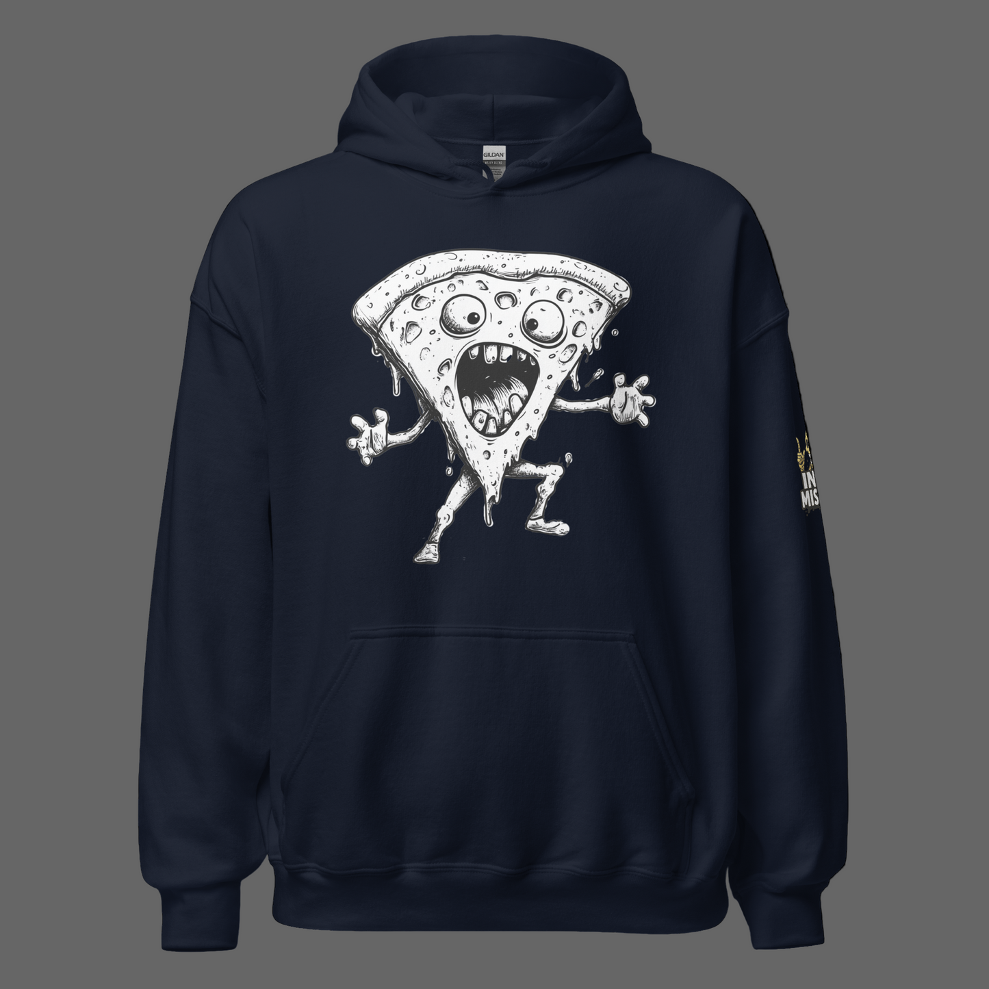 Pizza Slice Hoodie – Cheesy Chaos