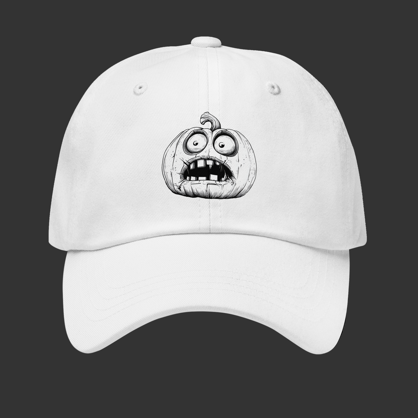 Pumpkin Critter Dad Hat – Panic on Top