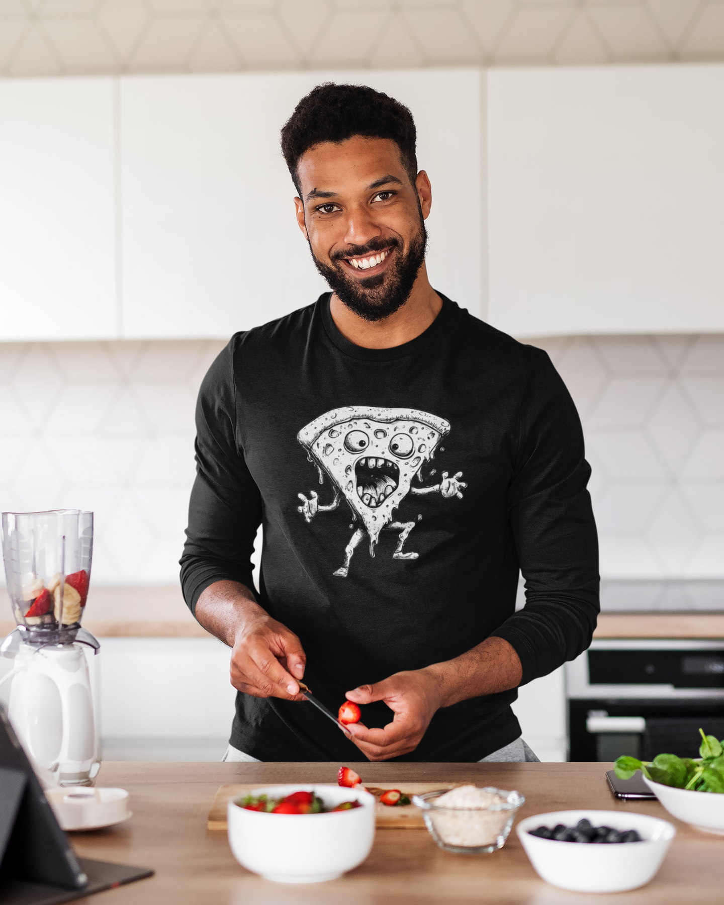 Pizza Slice Tee – Midnight Munchies