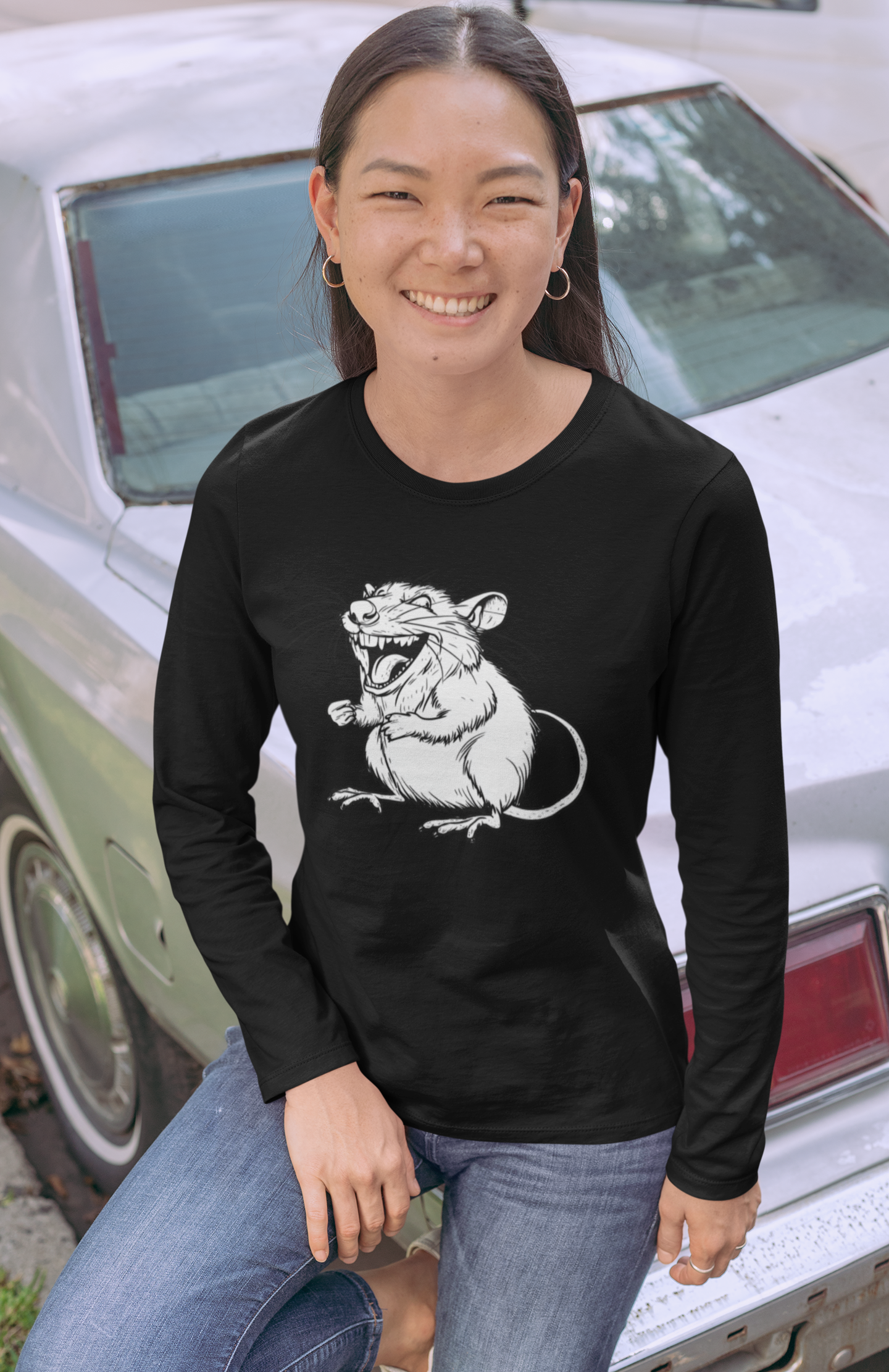 Gnash the Rat Critter Long Sleeve – Vermin Vibes