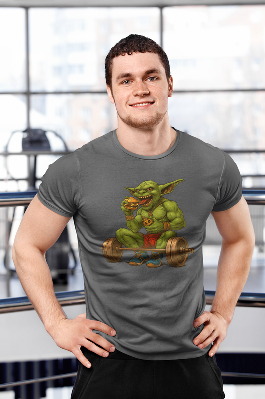 Gym Goblin Tee – 1 Rep, 1 Burger