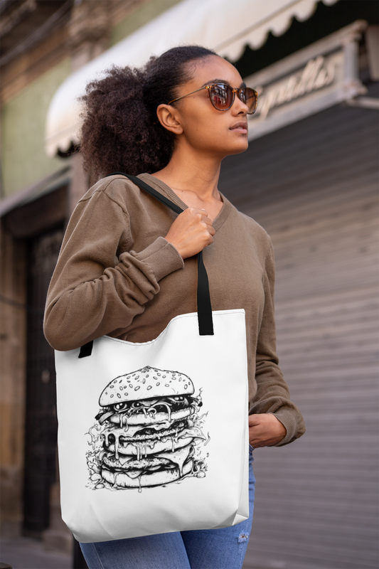 Hamburger Monster Tote – Carry the Calories