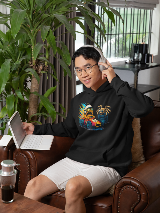 Monster Pitstop Oversized Hoodie – Racing Misfits Edition