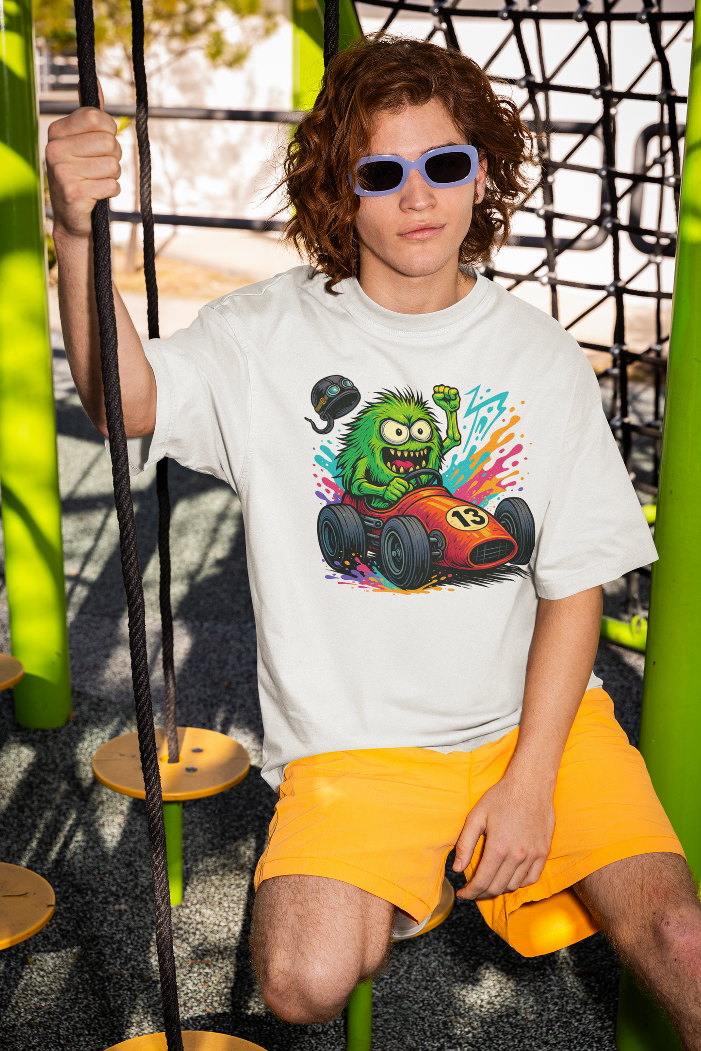 Monster Racer – Oversized Misfit Streetwear Tee