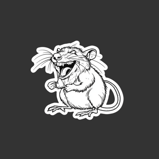 Gnash the Rat Critter Sticker – Slap the Vermin