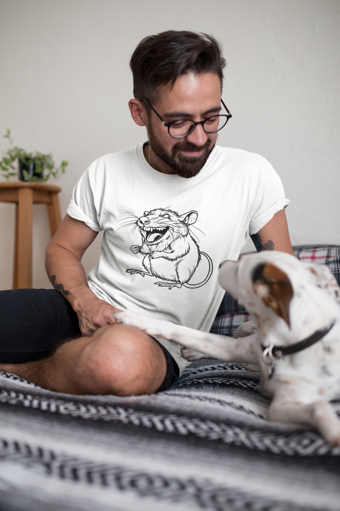 Gnash the Rat Critter Tee – Midnight Snack Inspector