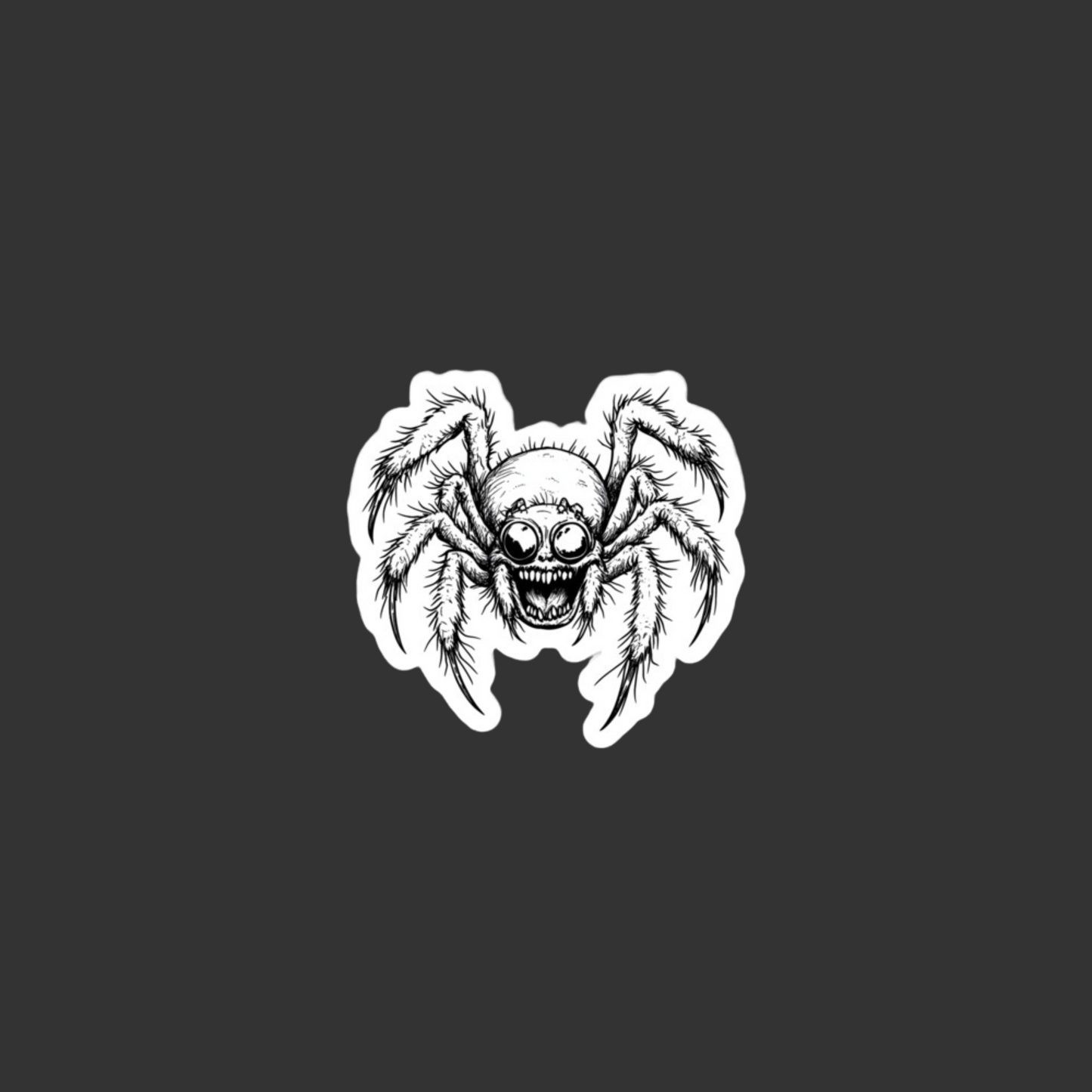 Creepy Spider Sticker – Slap the Crawlies