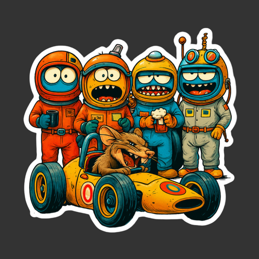 Gnash Pit Crew Sticker – One Tire, One Coffee