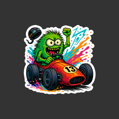Monster Racer – Misfit Streetwear Sticker