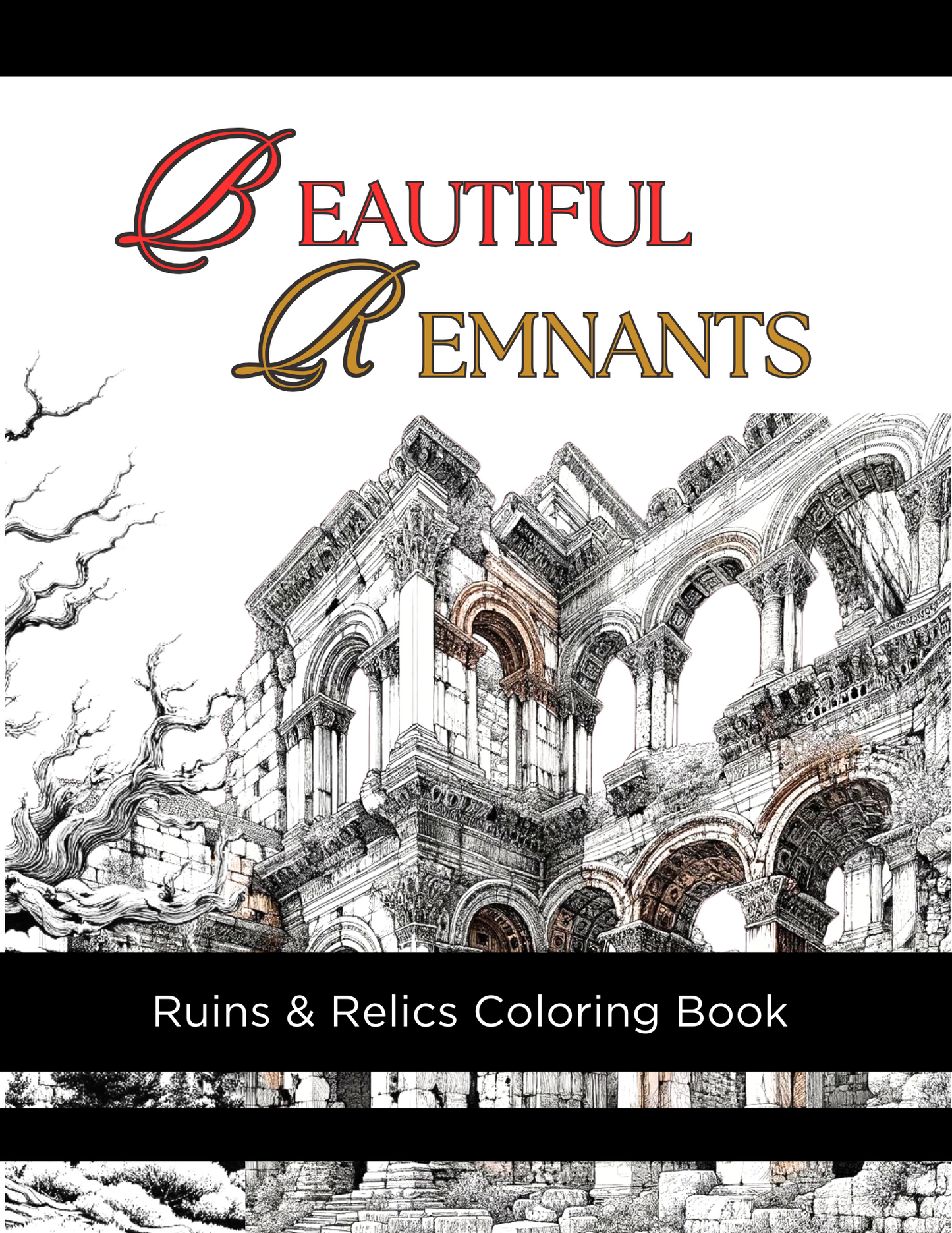 Haunted Ruins – Ancient Architecture Coloring Book