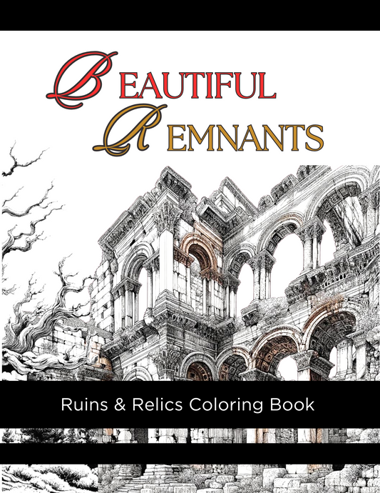 Haunted Ruins – Ancient Architecture Coloring Book