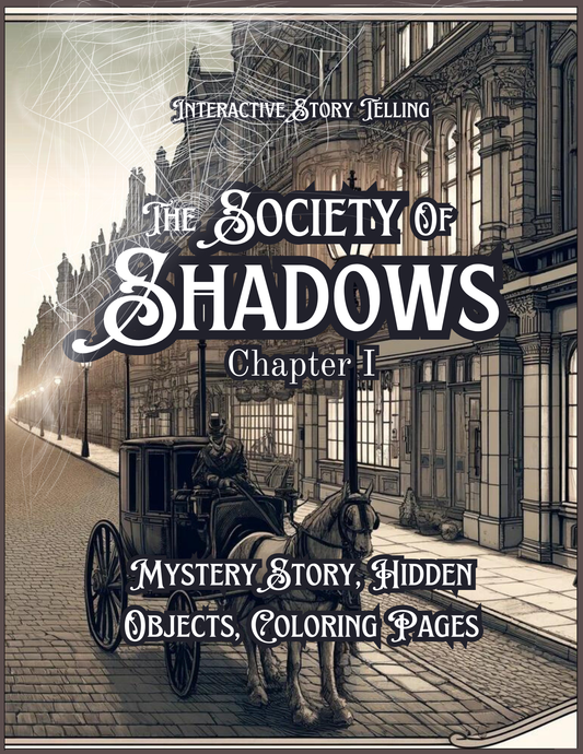 Society of Shadows – Victorian Detective Coloring Book