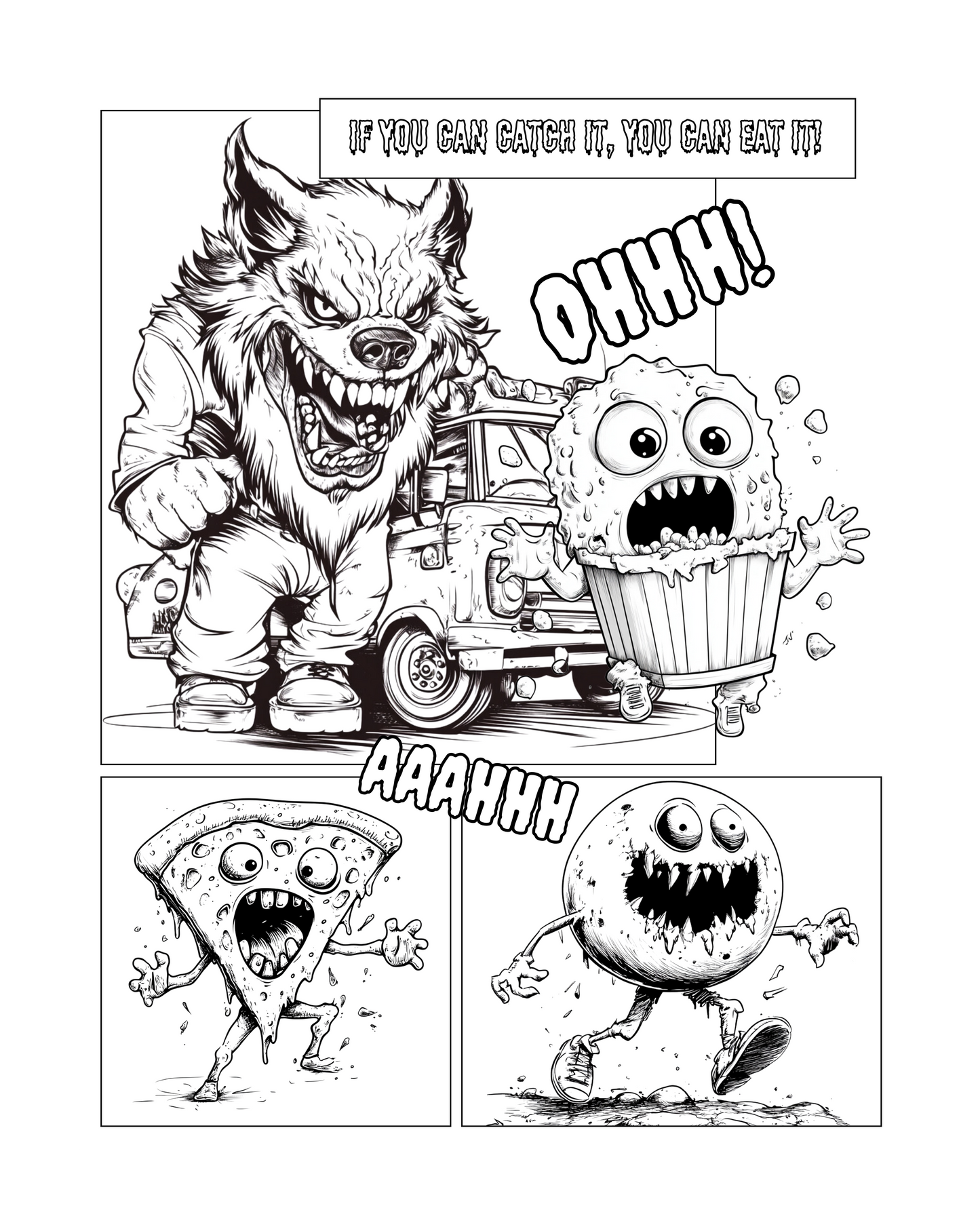 Twisted Tunes Terror Fest – A Comic Coloring Chaos