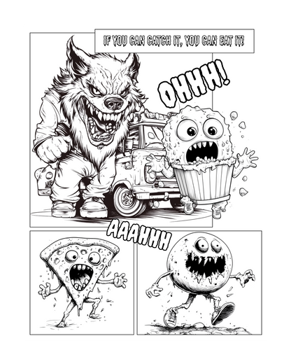 Twisted Tunes Terror Fest – A Comic Coloring Chaos