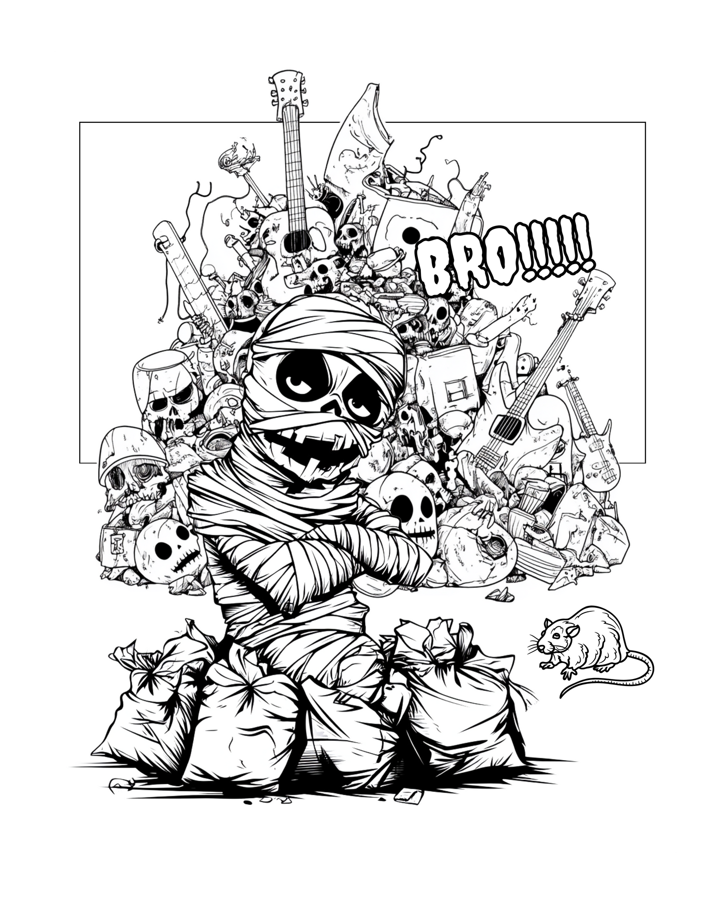Twisted Tunes Terror Fest – A Comic Coloring Chaos