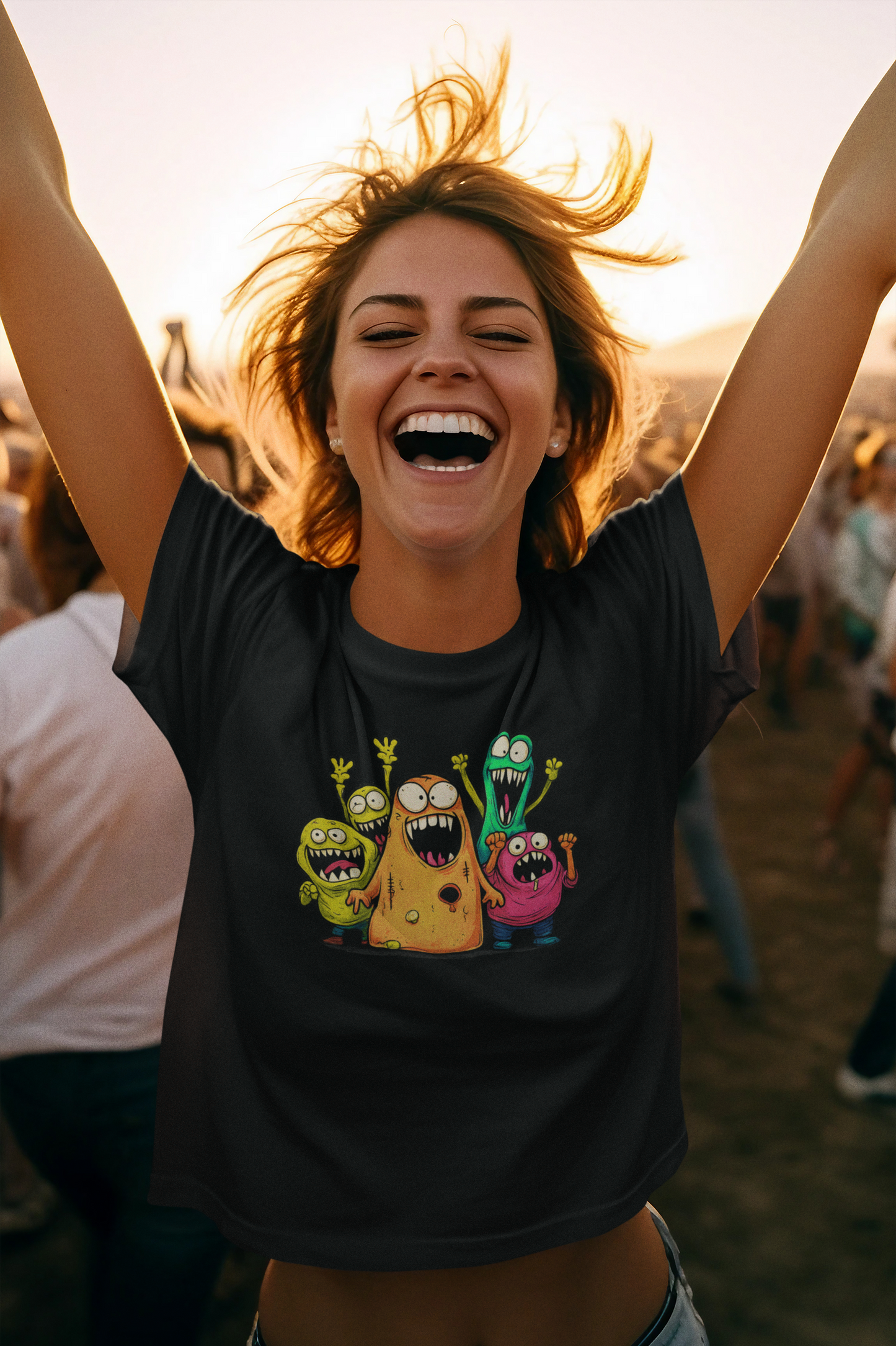 Crazy Critter Fan Club Tee – Bold Misfit Colors