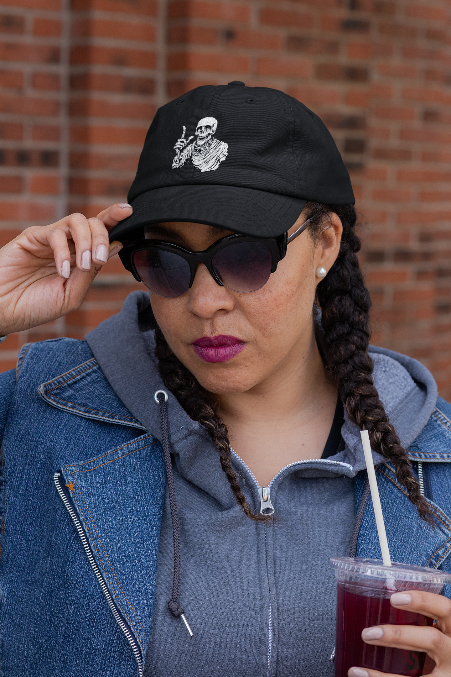Bonehead Dad Hat – Inky Misfits Headgear