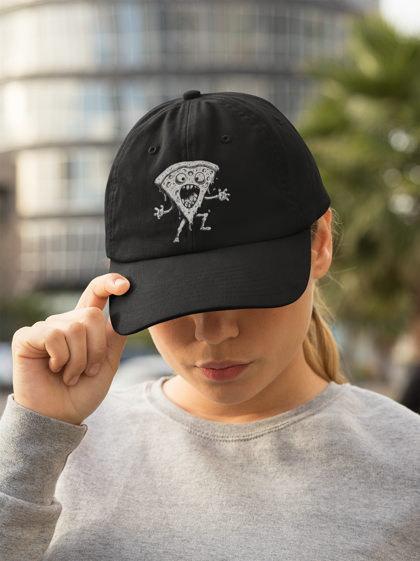 Pizza Slice Dad Hat – Midnight Munchies