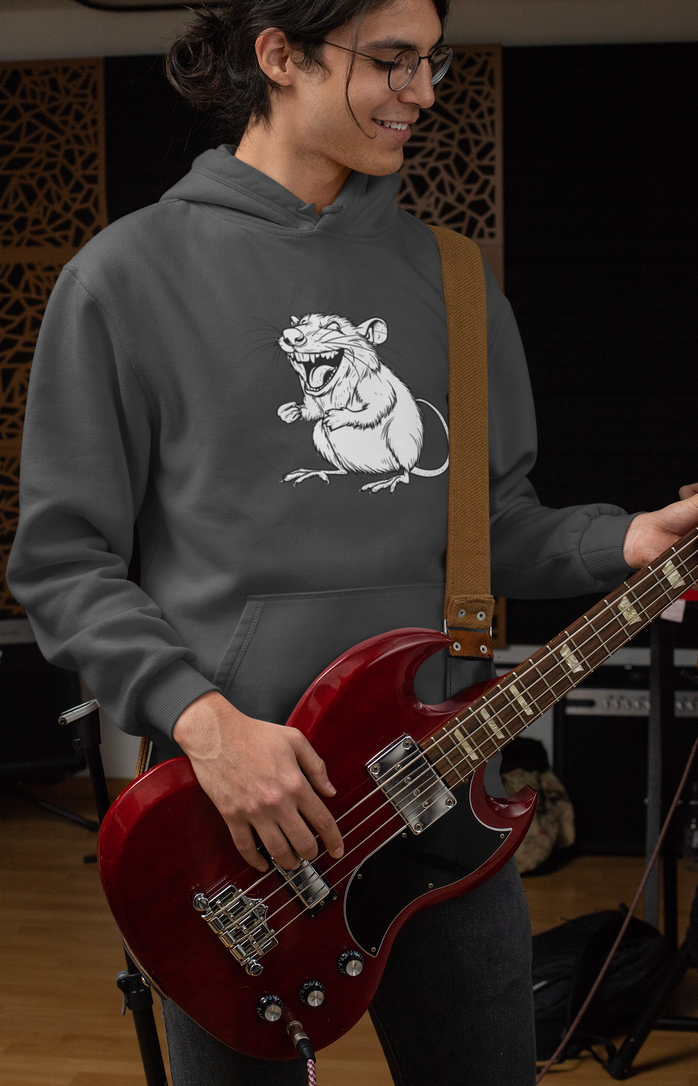 Gnash the Rat Critter Hoodie – Cozy Chaos