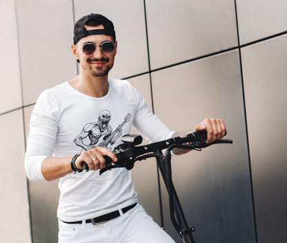 Skeleton Guitarist Long Sleeve – Riffs from the Grave