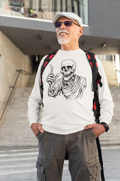 Silent Roast – Skeleton Finger Tee