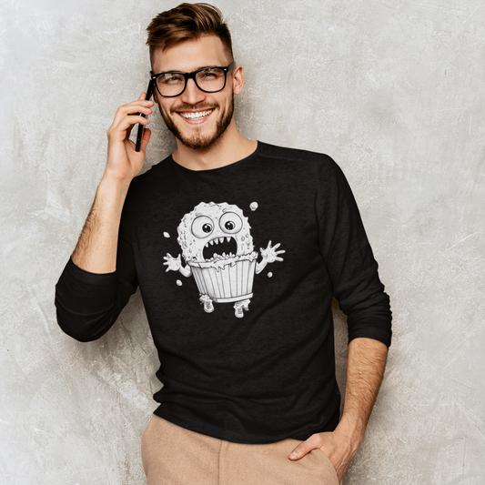 Popcorn Critter Long Sleeve – Runaway Snack Edition
