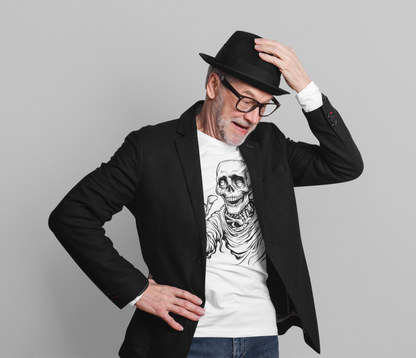 Silent Roast – Skeleton Finger Tee