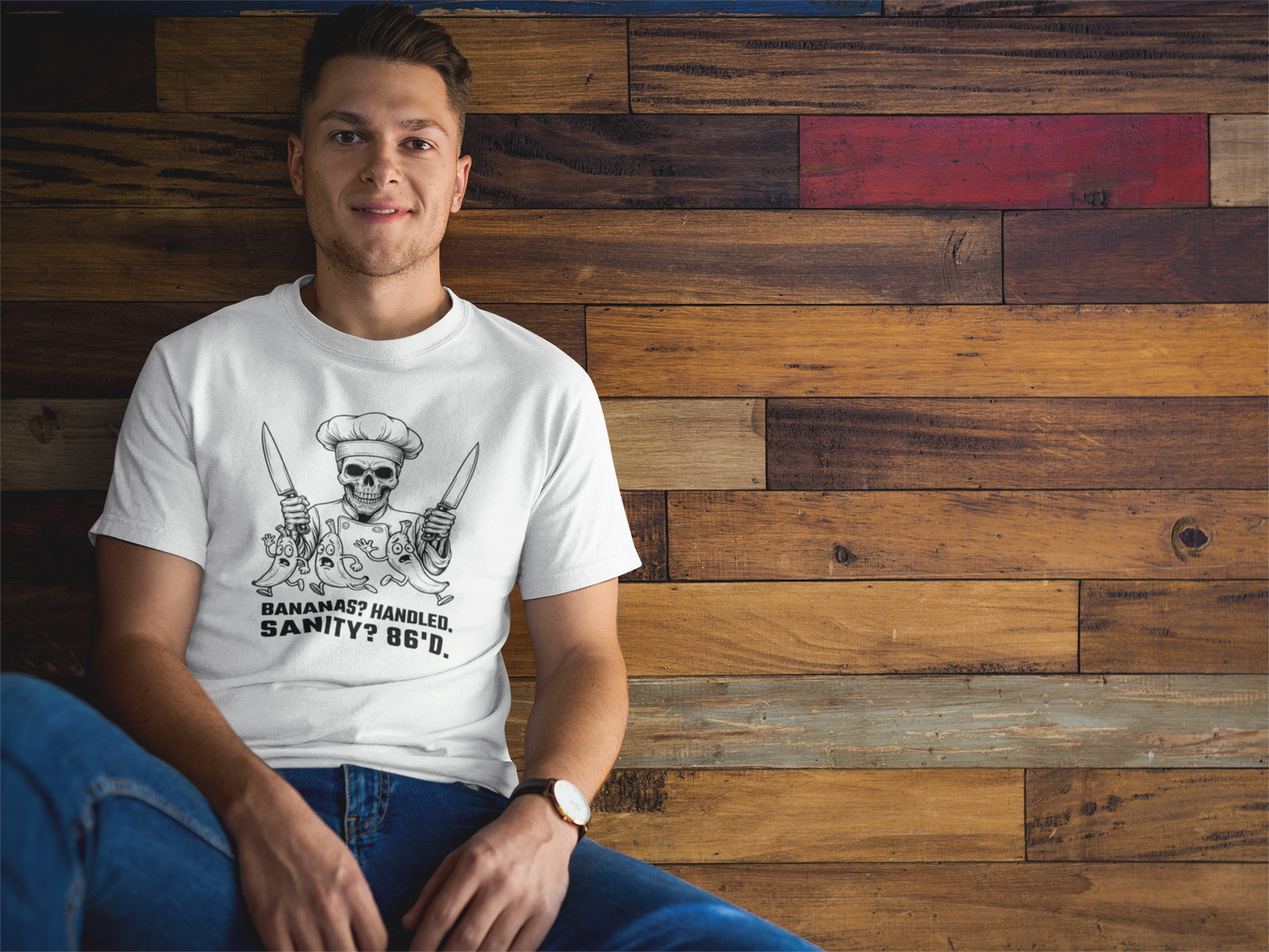 Bananas? Handled. Sanity? 86’d. – Chef Mayhem Tee