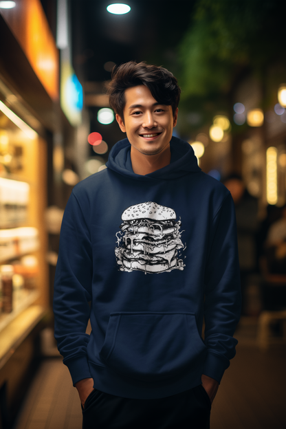 Hamburger Monster Hoodie – Comfort Food, Literally