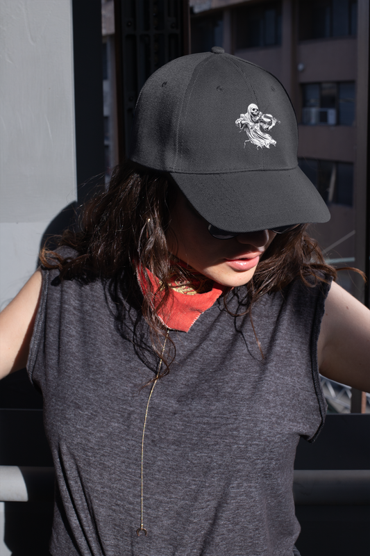 Skeleton Violinist Dad Hat – Death’s Greatest Hits