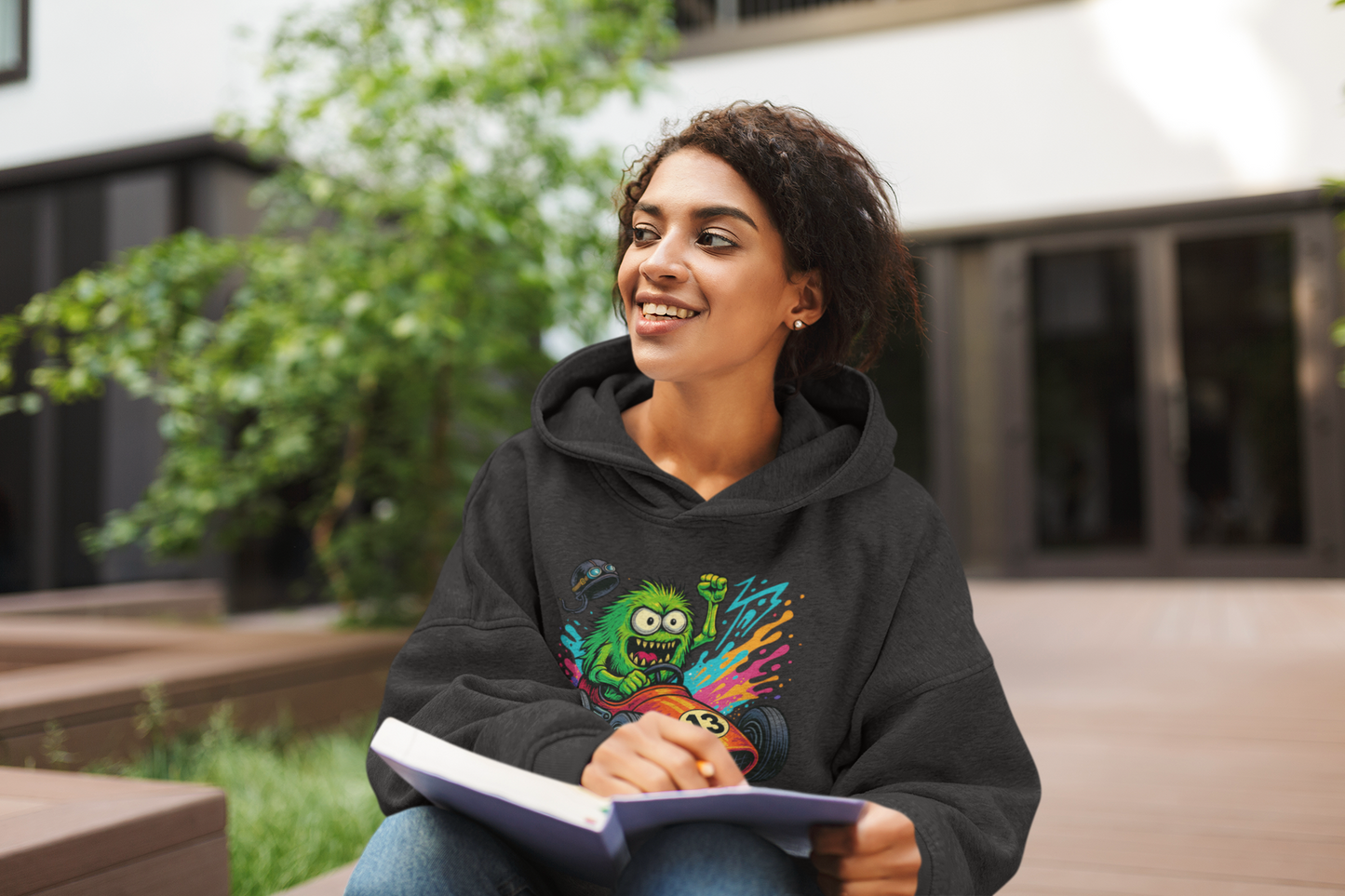 Monster Racer – Oversized Misfit Streetwear Hoodie