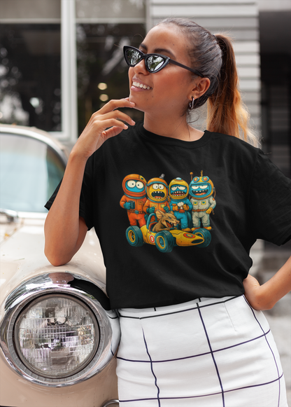 Gnash & Pit Crew Oversized Tee – Coffee Break Chaos